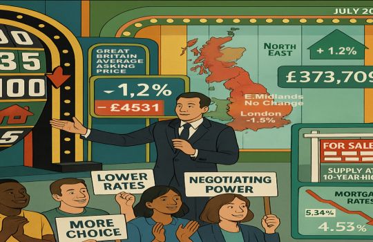 Image showing a property-themed TV gameshow scene 