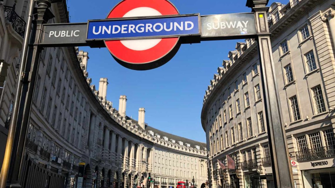 Photograph of Regent Street in Westminster